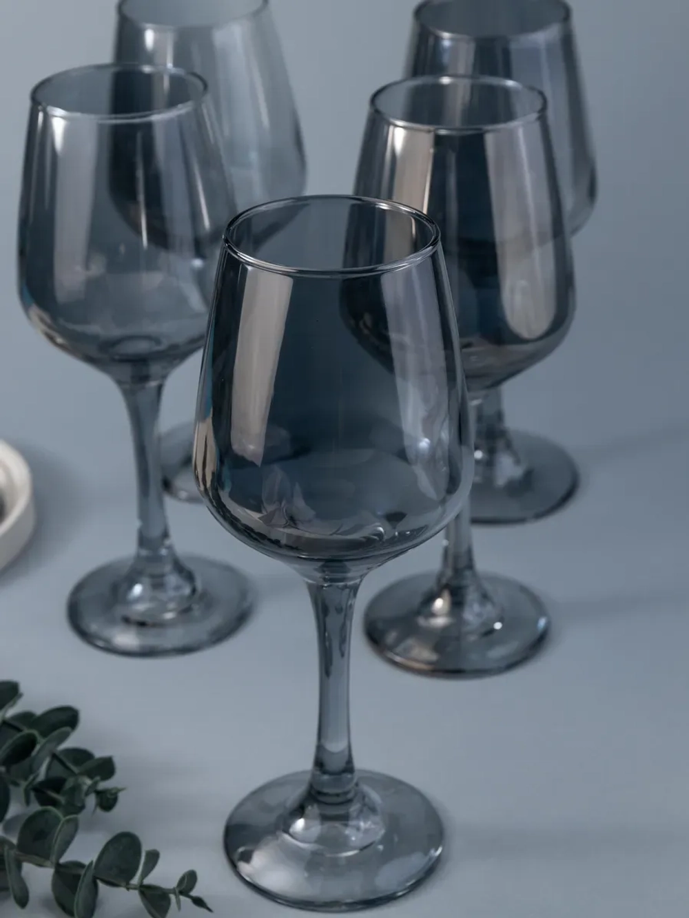 Набор бокалов для вина, 450 мл, 6 шт. серые