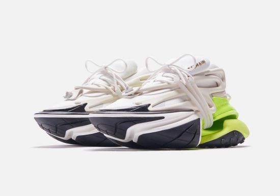 Кроссовки Balmain White/Green