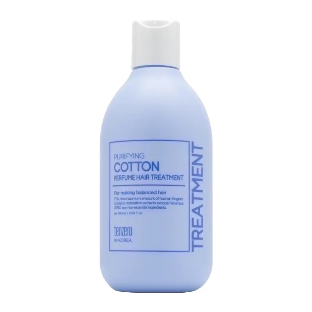 TENZERO PURIFYING COTTON PERFUME HAIR TREATMENT Парфюмированная маска для волос с ароматом  хлопка 300мл
