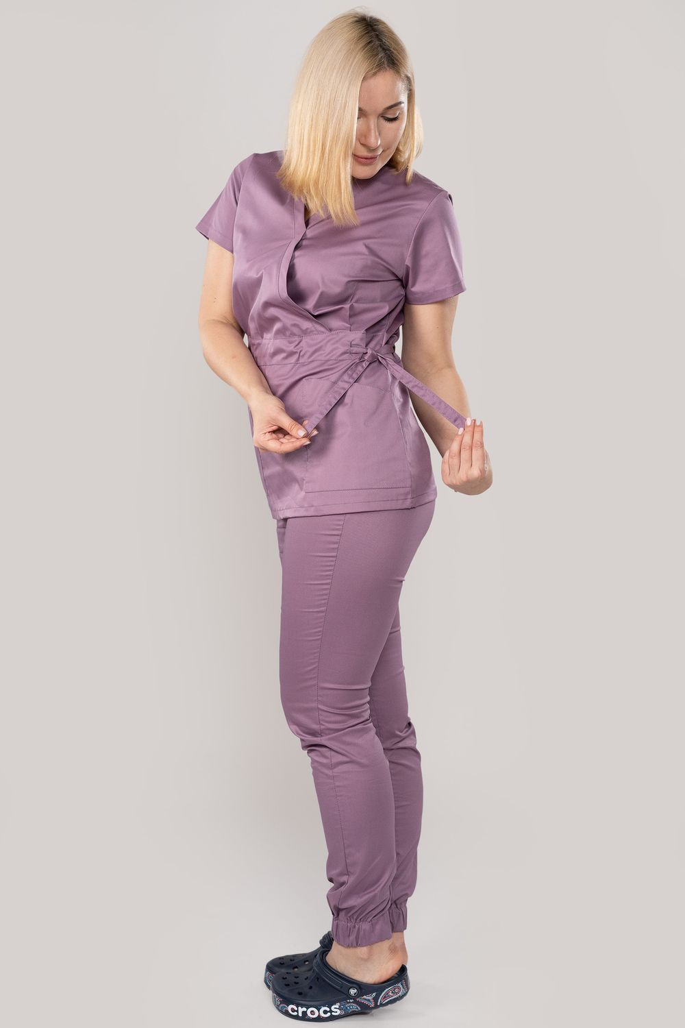 Костюм медицинский женский 386 ПЫЛЬНАЯ РОЗА