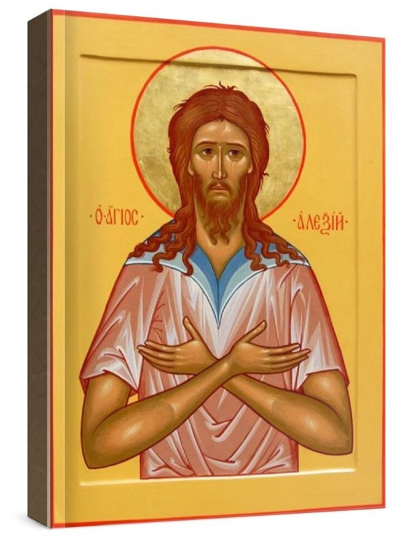 Алексий, человек Божий (рукописная икона)