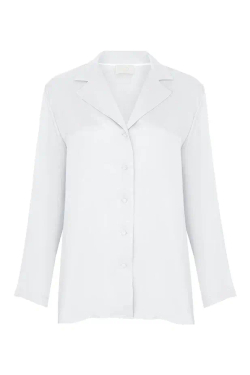 Рубашка с длинным рукавом белая