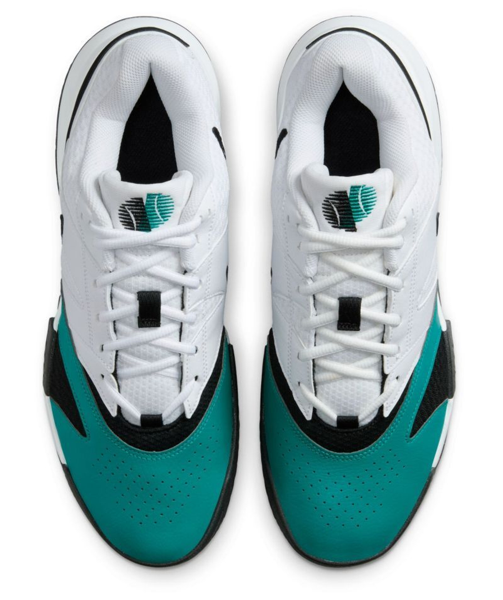 Мужские кроссовки теннисные Nike Court Lite 4 - white/black/radiant emerald