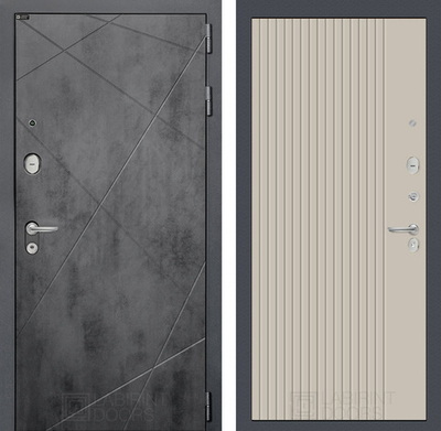 Входная дверь Лабиринт ЛОФТ - 29 Капучино