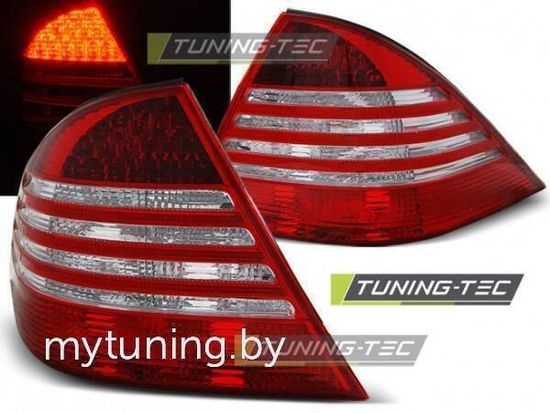 Задние фонари red white led для Mercedes S W220