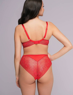 Мягкий кружевной бюстгальтер Ava 2252 M red
