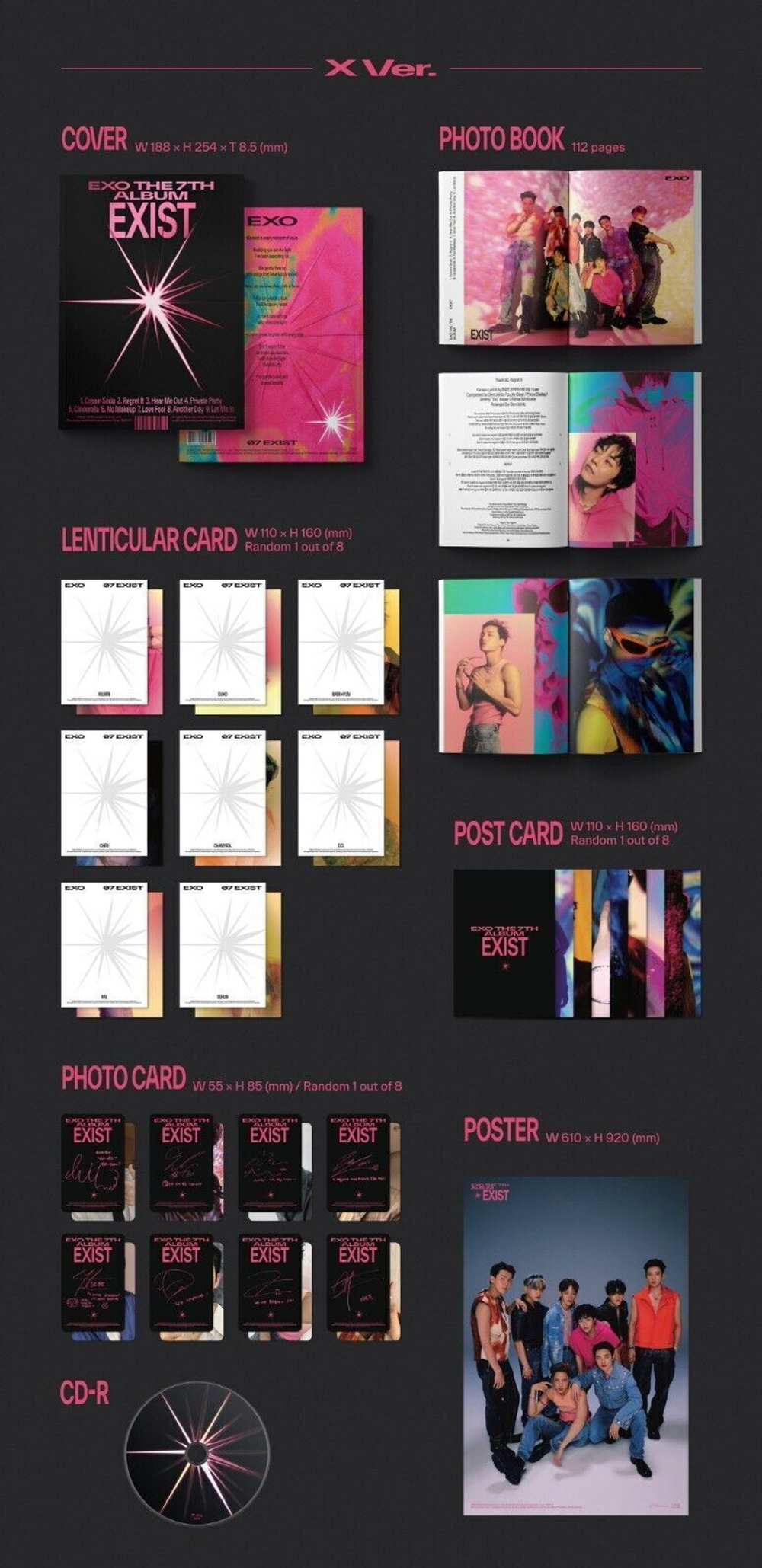 Альбом EXO - EXIST [Photo Book Ver.] (O ver.)