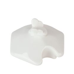 Медовница с ложкой "Naturel" 9*9*13см. v=370мл. (подарочная упаковка)