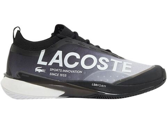 Мужские кроссовки теннисные Lacoste AG-LT25 Lite - black/white