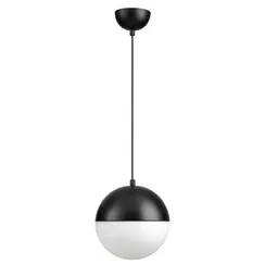 4958/1A PENDANT ODL22 471 черный/металл/белый/стекло Подвес E27 1*40W PINGA