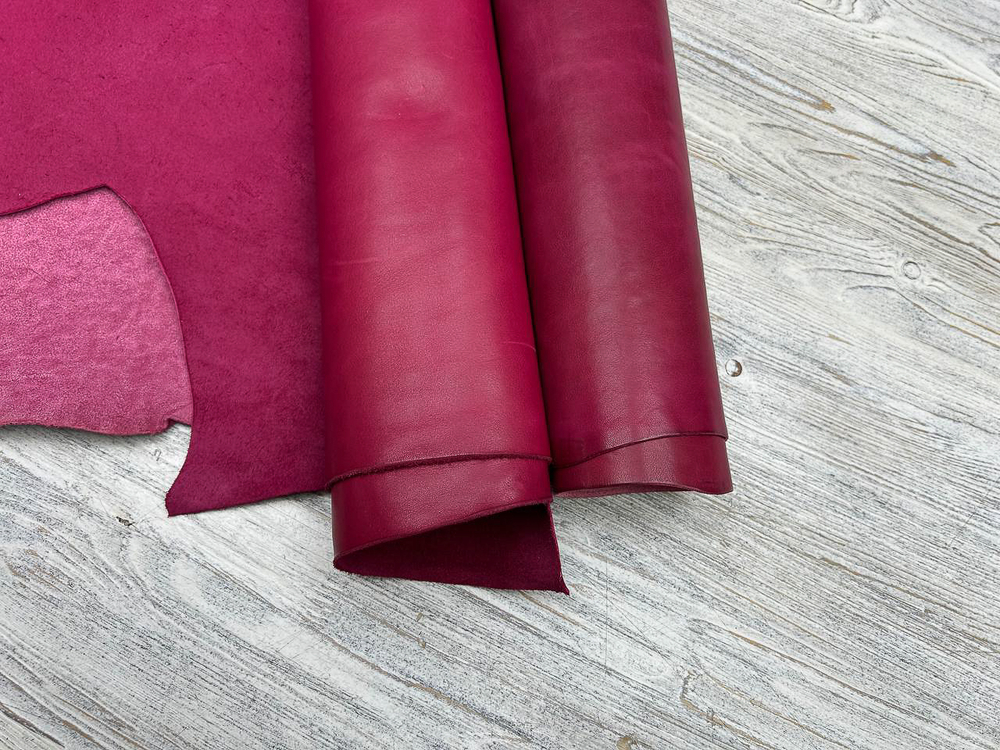 Лот Ecopell Fuxia Mix 1 (1,5-1,7 мм), натуральная кожа