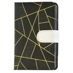 Ежедневник Basir на магните, формат А5, серия "Classic", ПВХ переплет с напылением, 19*12.5 см, 112 листов, 4 цвета ассорти