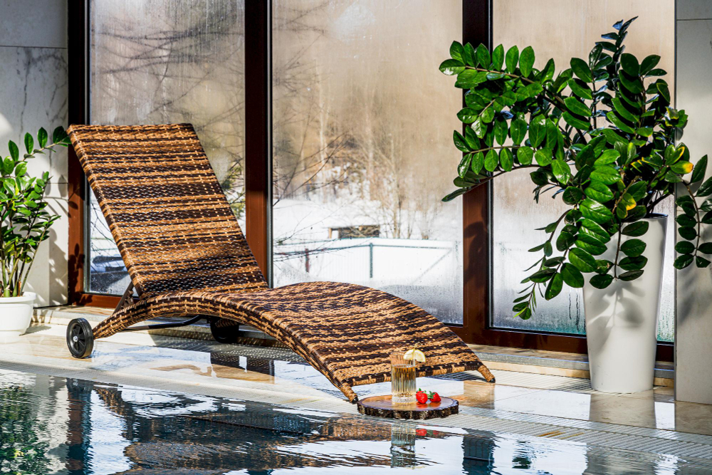 Шезлонг ROYAL FAMILY AGATA коричневый без матраса