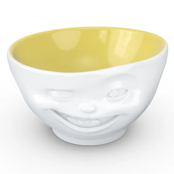 Чаша tassen winking, 500 мл, белая-желтая