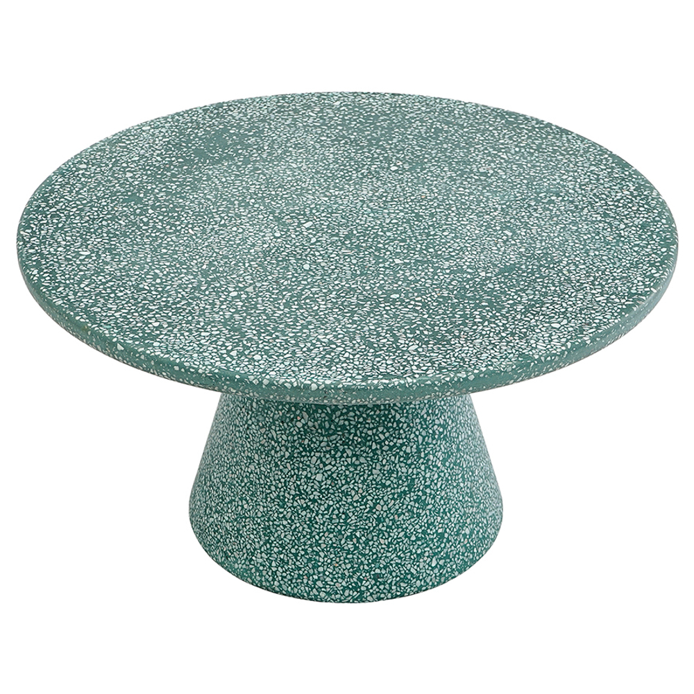 Столик журнальный bayn, D60 см, зеленый