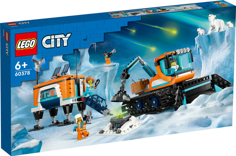 Конструктор LEGO City 60378 Грузовик Arctic Explorer и мобильная лаборатория