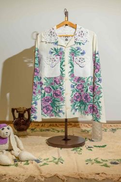 Рубашка Chicory Lace Shirt beige