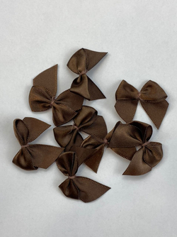 Бантик коричневый 3,5 см