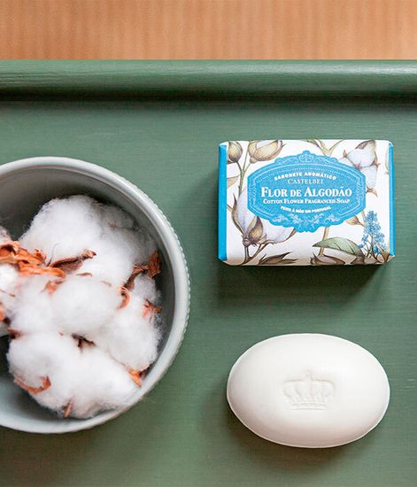 Цветы хлопка, ароматизированное мыло Cotton Flower, Castelbel Porto