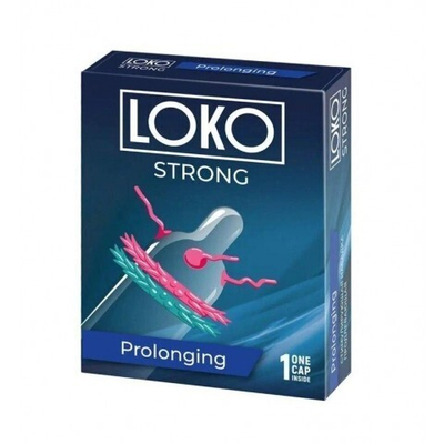 Насадка стимулирующая LOKO STRONG, с продлевающим эффектом