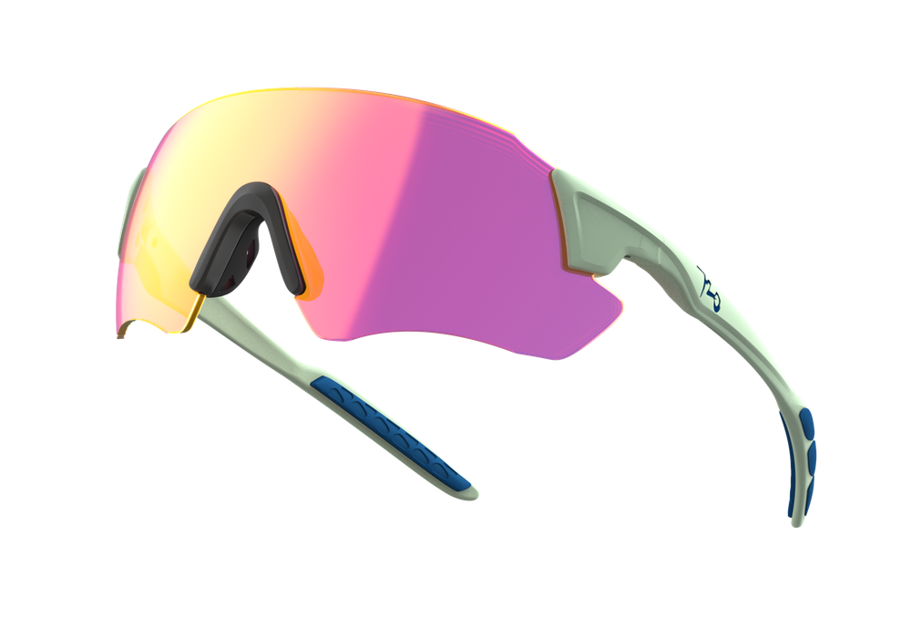 Спортивные очки с диоптриями 720armour Kamikaze + / Creamy Avocado / HC Red Orange Lens