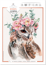 Бумага для акварели А3, 10л. 100% хлопок 300 г/кв.м