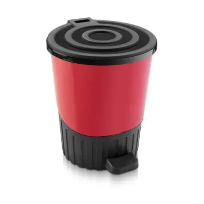 Ведро мусорное с педалью 26 л малинашт