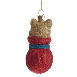GAEM Украшение новогоднее "Кот в мешке", L5 W4 H11,5 см