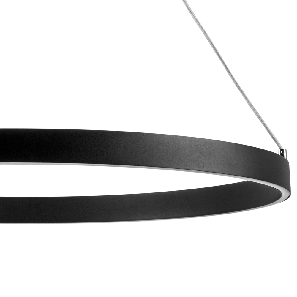 748037 Люстра SATURNO LED 48W 3500LM 70G ЧЕРНЫЙ 3000-6000K