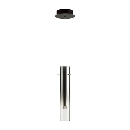 5062/5L PENDANT ODL24 383 черный/темн.хром/металл/стекло Подвес LED 5W 3000K SHINY