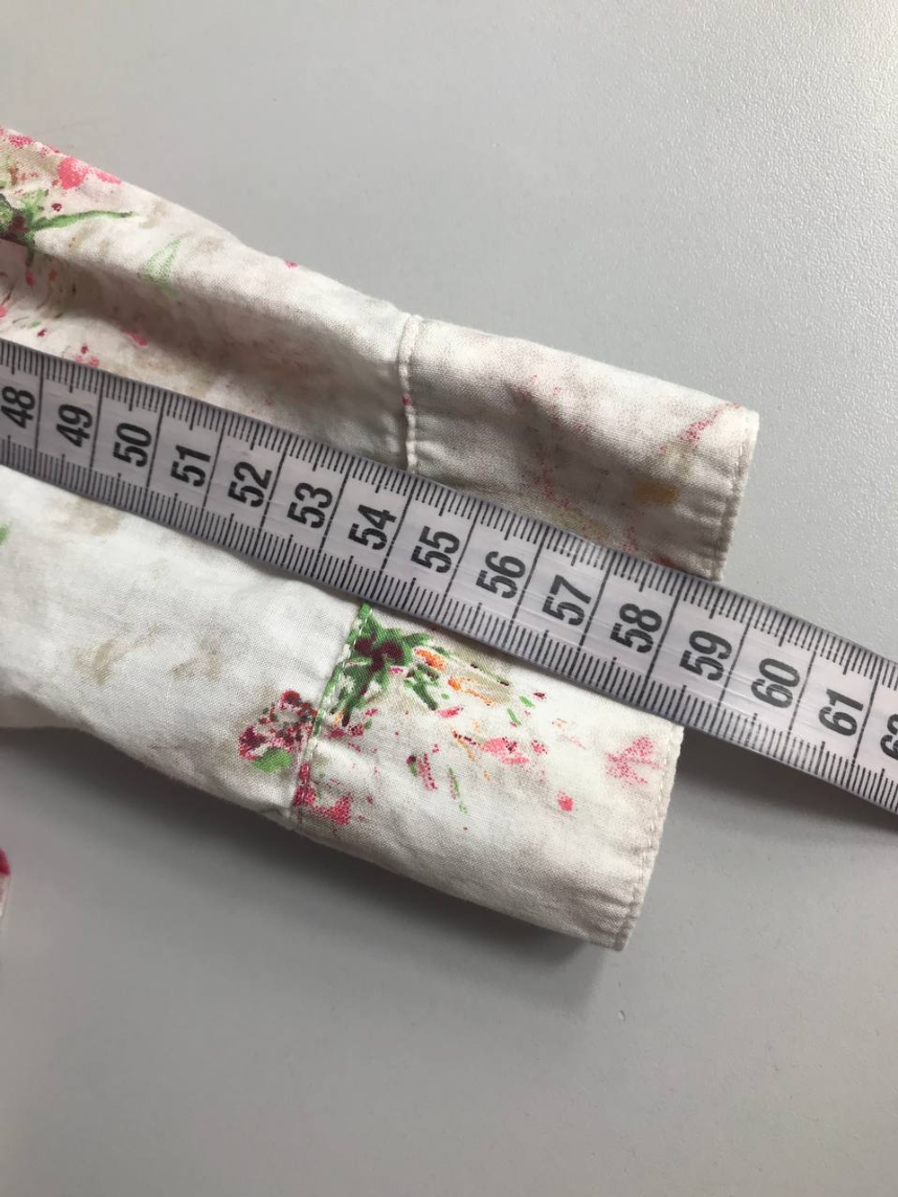 Рубашка Sela цветочная, визуально на 44 размер