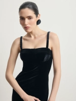 Облегающее платье мини из бархата "Velouré"