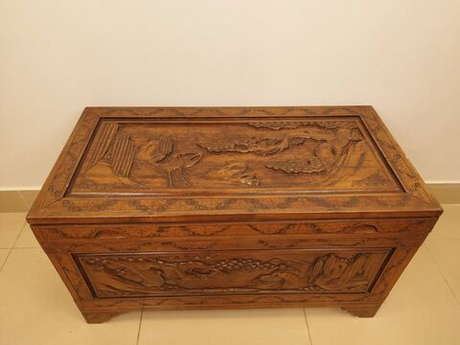 Винтаж: Сундук в классическом китайском стиле