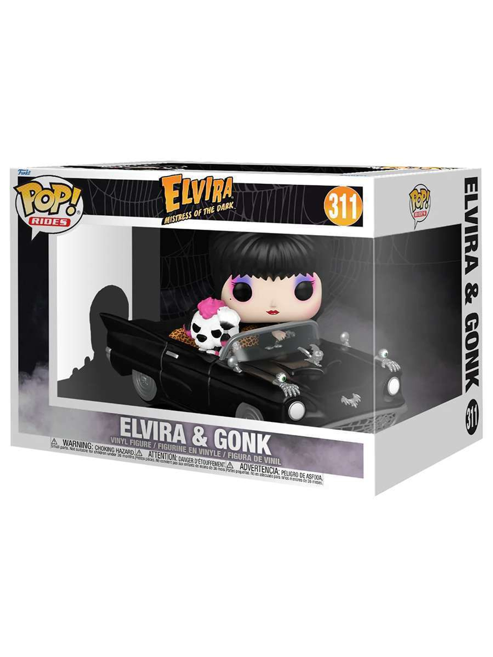 Фигурка Funko POP! Rides Elvira Elvira & Gonk w/Macabre Mobile (311) 80693