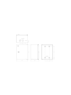 Корпус металлический ЩМПг-00 290х220х155 IP54 NO_SIMPLE_STM_SHMPg-00_IP54 ЭРА Б0041664