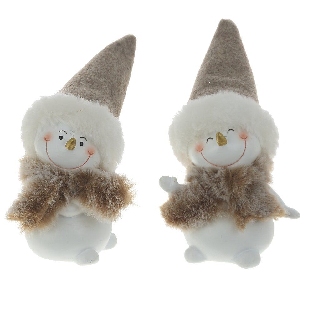 GAEM Фигурка декоративная "Снеговик", L5,5 W8 H12 см, 2в.