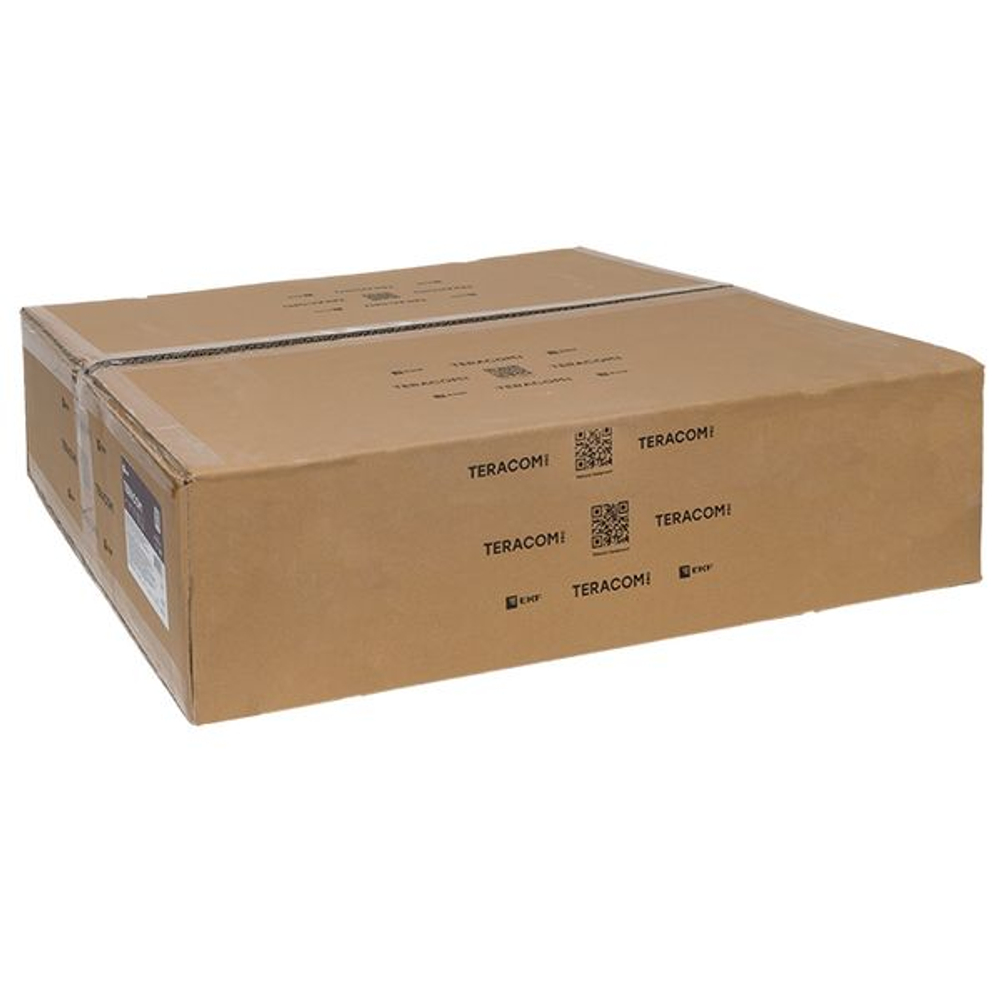 Шкаф настенный 19" TERACOM PRO 15U 600x600 мм дверь стеклянная с замком-ручкой серый