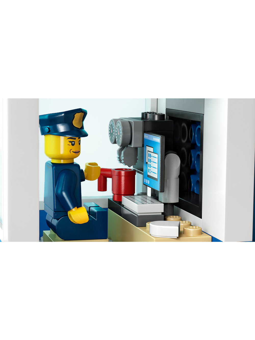 LEGO City 60372 лего Полицейская академия, полицейская база с машиной и минифигурками, набор для игры, оригинал LEGO