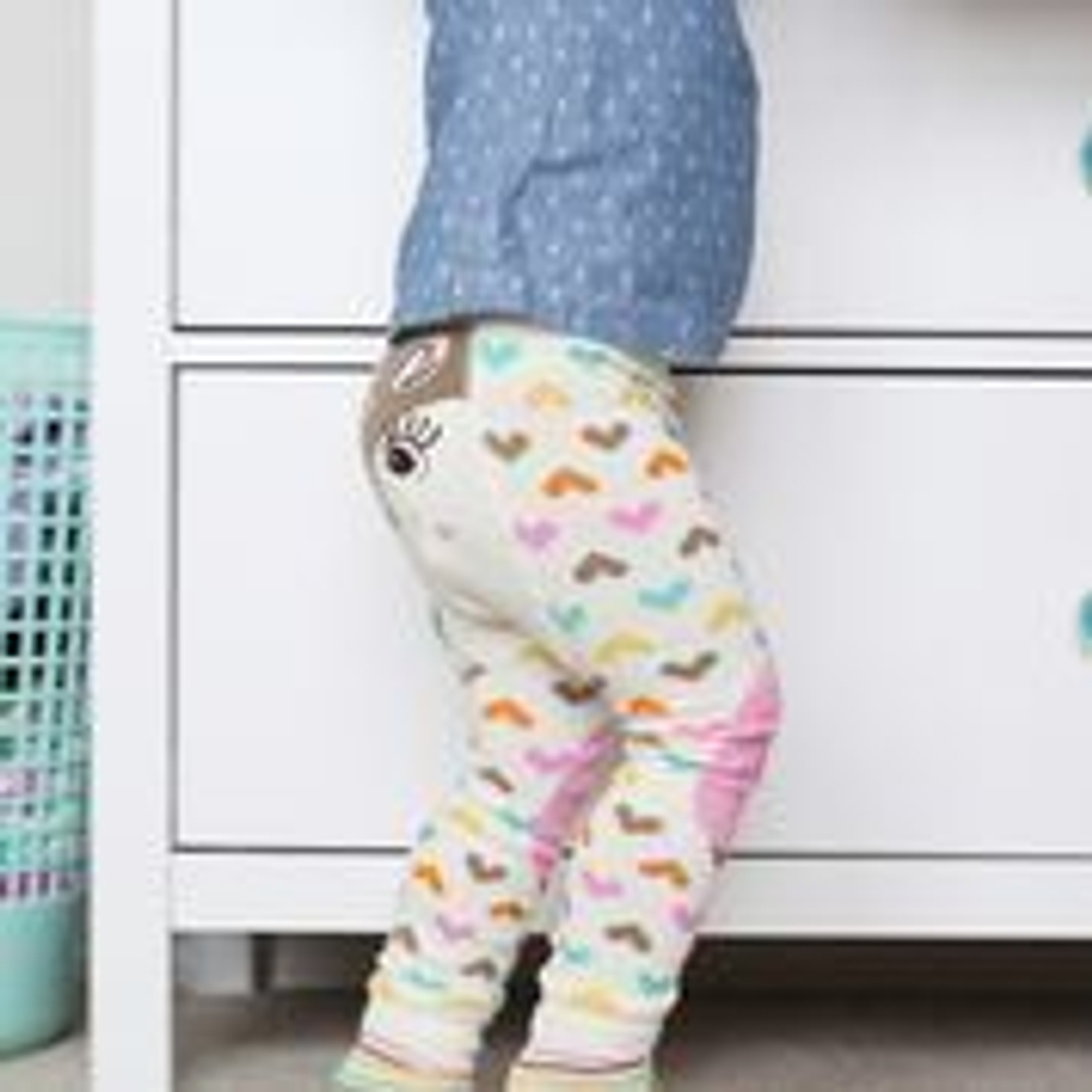 Набор легинсов с носками для малышей Zoocchini Оленёнок Фиона (6-12 м)