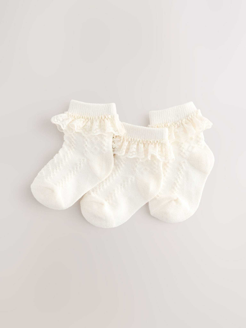 Носки для малышей Next E63-025, 3 шт., Молочный