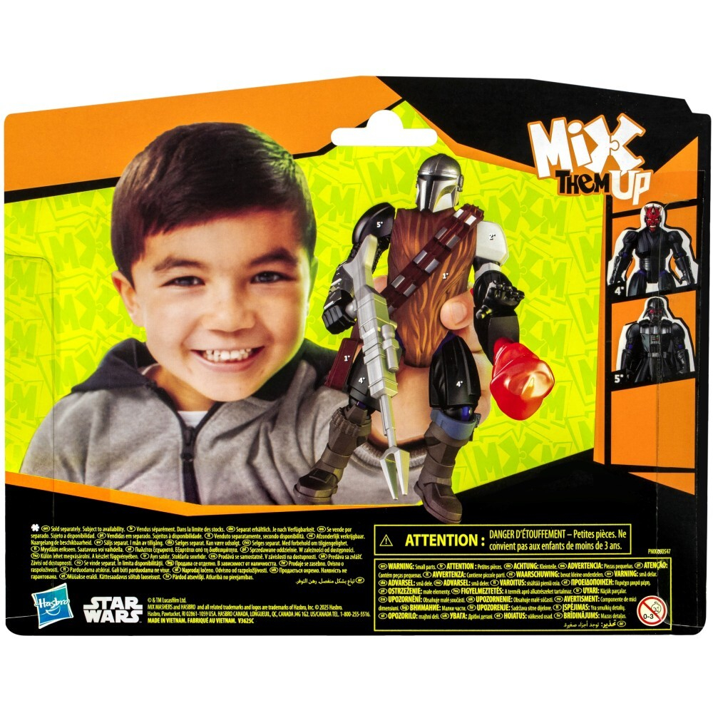Hasbro Star Wars MixMashers - фигурка MANDO 12 см и GROGU + аксессуары G0300