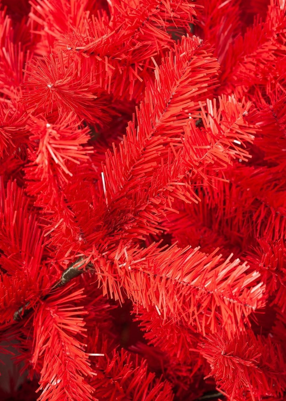 Искусственная красная елка «Огненная» (пвх) 3 м