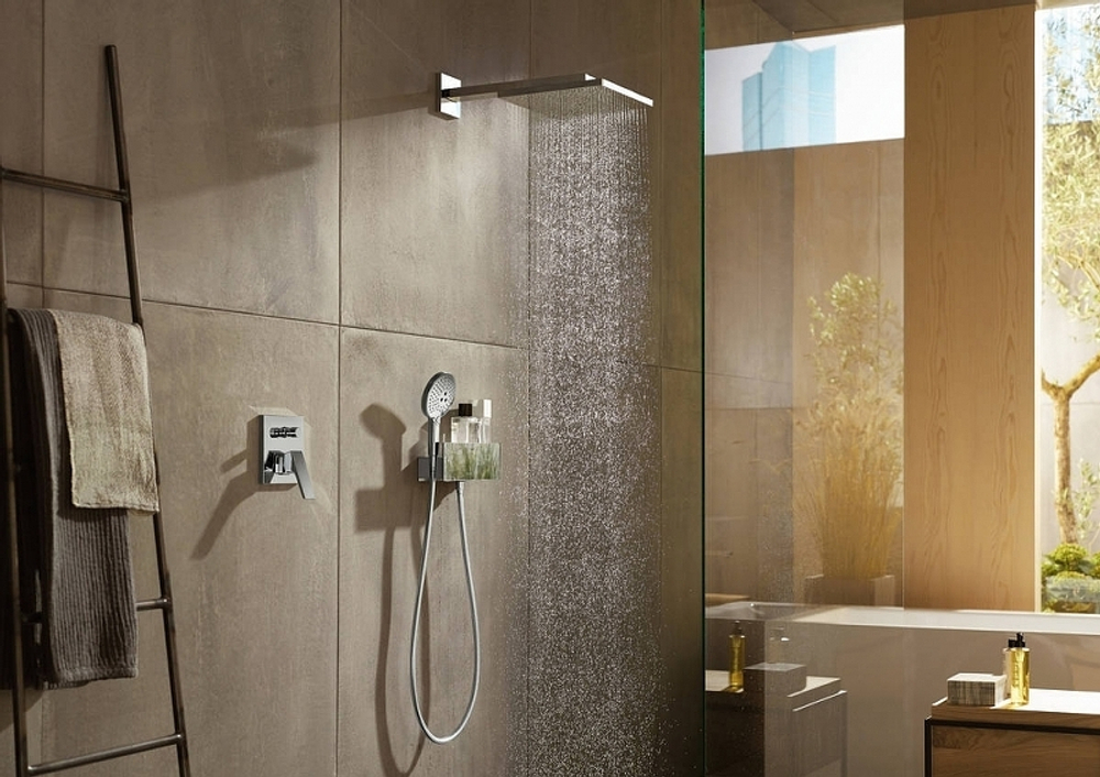 Верхний душ Hansgrohe Raindance 26238670 черный матовый