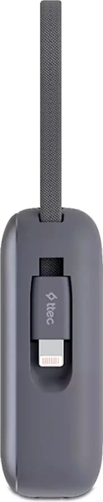 Внешний аккумулятор TTEC ReCharger Mini LCD 10000 мАч черный