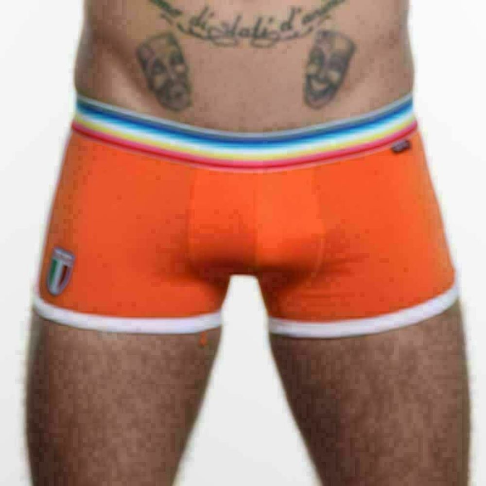 Мужские трусы хипсы оранжевые Paul Smith Trunk Orange