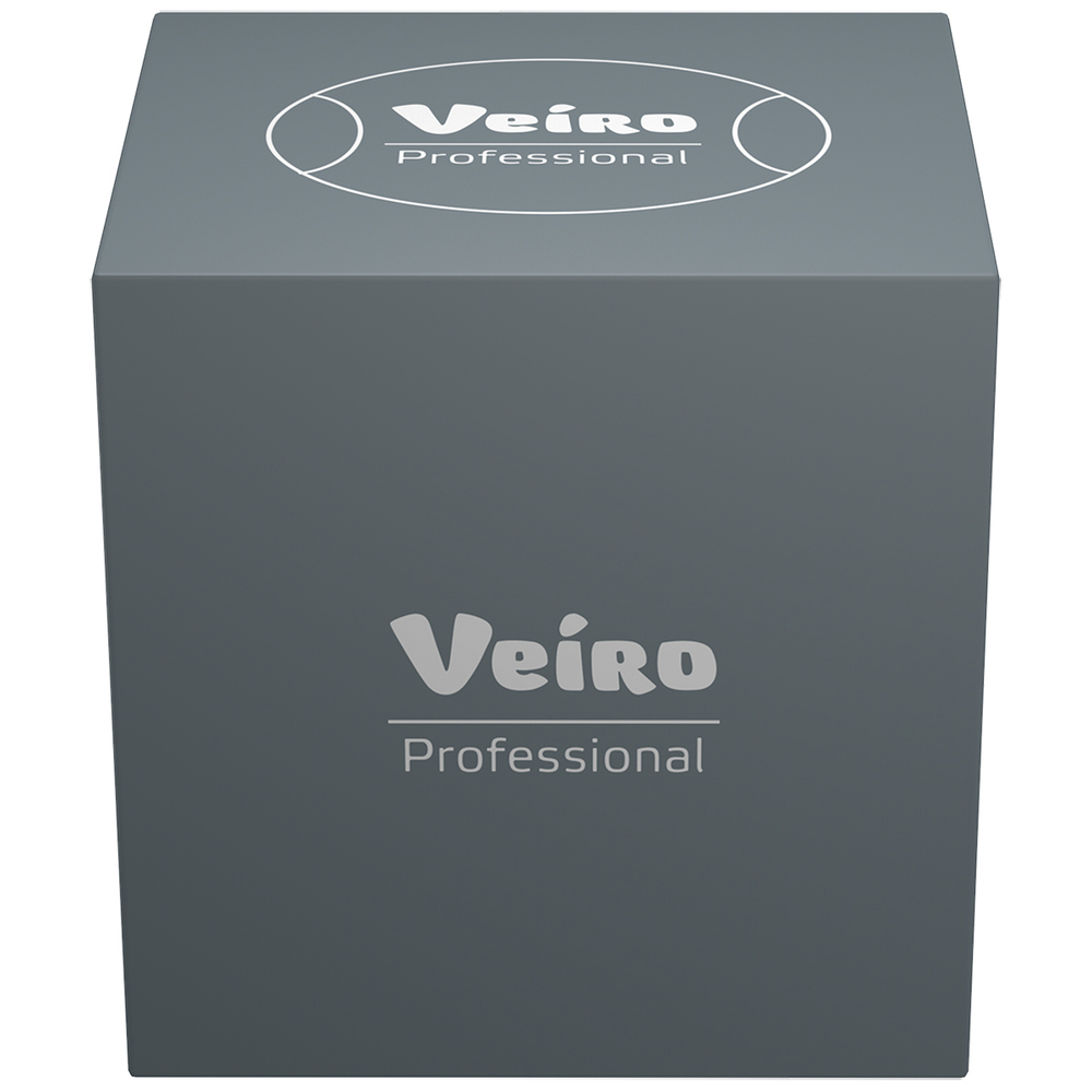 Салфетки косметические для лица в кубе Veiro Professional Premium белые двухслойные (30 коробок по 80 л)