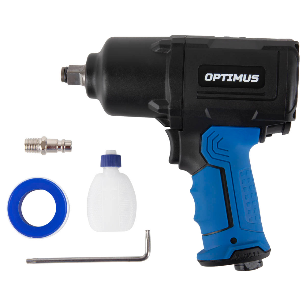 OPT-PW2050 Гайковерт пневматический ударный, привод 1/2", 1600 Нм