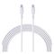 Кабель Aukey USB-C to USB-C 100 Вт 5А 1.8 м (СB-KCC102) белый