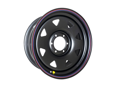 Диск усиленный Тойота Ниссан стальной черный 6x139,7 8xR18 d110 ET+15 (треуг.)