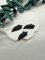 Клюв для броши ворона из полимерной глины (Черный)